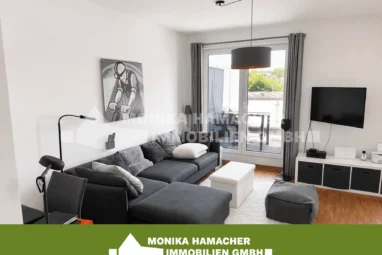 Exklusives Wohngefühl auf zwei Zimmern – Moderne Wohnung mit großem Balkon